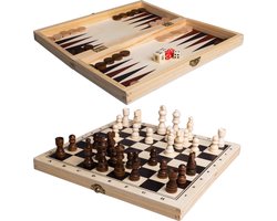 Clown Games - 3-In-1 Spellendoos - Hout