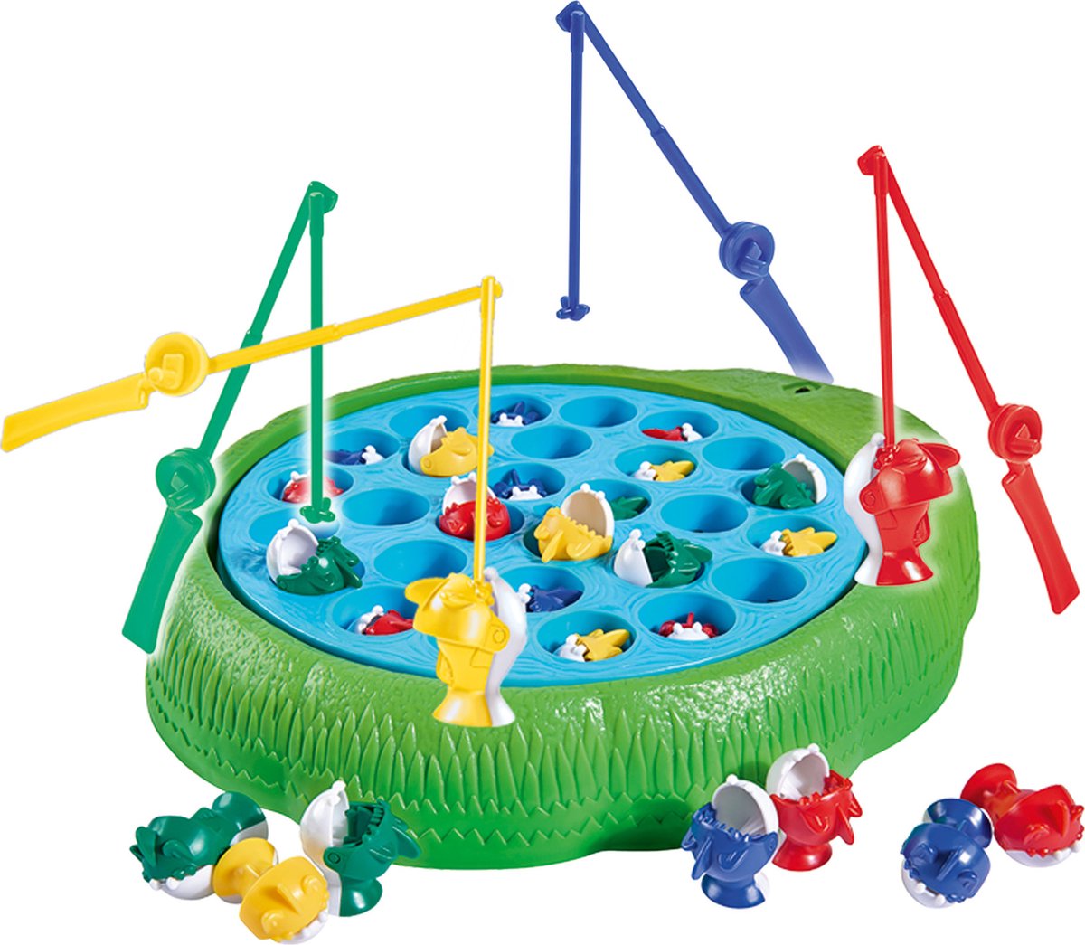 Noris - Visspel - Hengelspel - Actiespel - 4 spelers - 32 x 28 cm