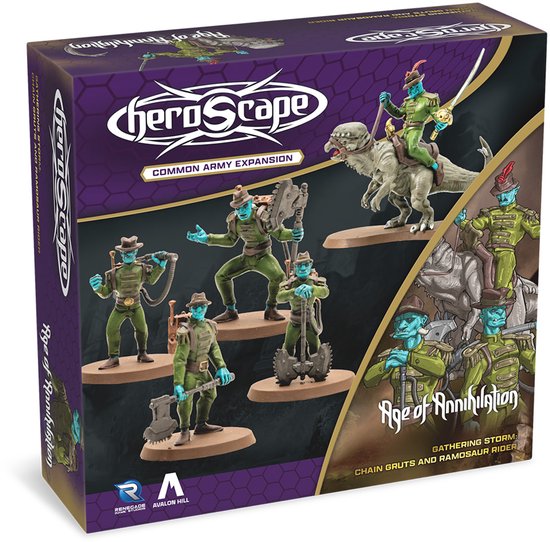 Heroscape Age of Annhilation Gruts and Ramosaur - Bordspel Uitbreiding - Engels