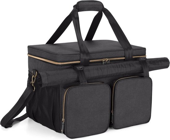 SnelShoppen - Pocket Board Game Storage Bag voor Bordspellen - Grote Capaciteit met Handvat en Schouderband - Geschikt voor Catan, Wingspan en Meer -