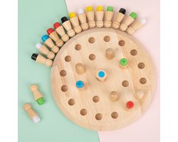 Kerstspeelgoed voor kinderen, kleurrijk geheugenschaakspel, concentratieverhogend en intelligentietrainingsspeelgoed