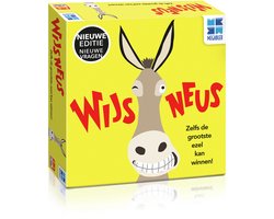 Megableu Wijsneus - Het Grappige Quizspel voor de Hele Familie - Bordspel Vanaf 12 Jaar - 2-6 Spelers - Gezelschapsspel met Hints