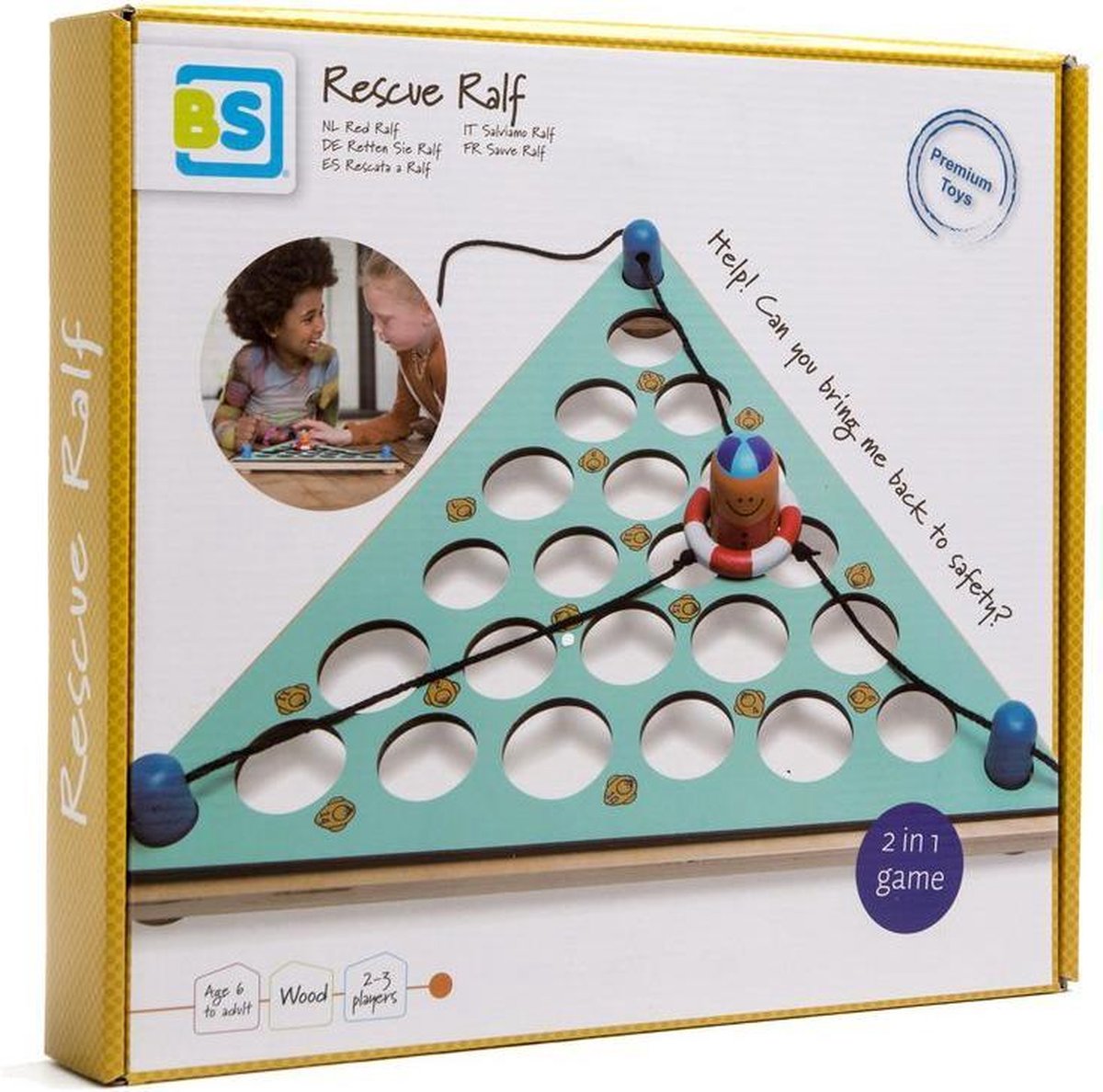 BS Toys Red Ralf - Coördinatiespel - Educatief