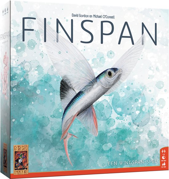 999 Games - Finspan - Bordspel - Prachtig vormgegeven - Ook voor 1 speler - Gezelschapsspel