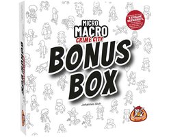 White Goblin Games - MicroMacro: Crime City - Bonus Box - Coöperatiefspel - 1 tot 4 spelers - 3 epische scenario's - Alleen op te lossen met alle 4 de edities - 11 bonusscenario's