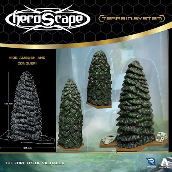 Heroscape: Forests of Valhalla - Terrain Expansion - Bordspel Uitbreiding - Engels