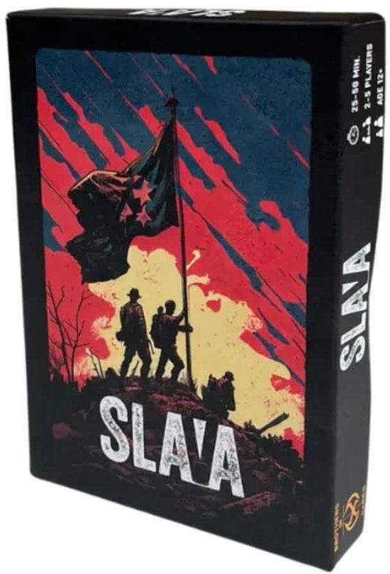 Slava - Brothers in Games - Card game - War game - Eenvoudige spelregels - Gezelschapsspel - Slagenspel - Klein cadeautje - Kerstcadeau