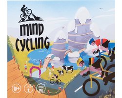 Asmodee bordspel Mind Cycling - strategie en wielrennen voor 2-6 spelers.