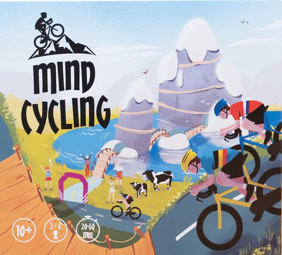 Asmodee bordspel Mind Cycling - strategie en wielrennen voor 2-6 spelers.