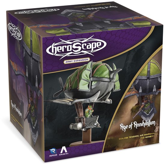 Heroscape Boiling Tension Air Marshal Zed Nesbitt Expansion - Miniaturenspel - Engels