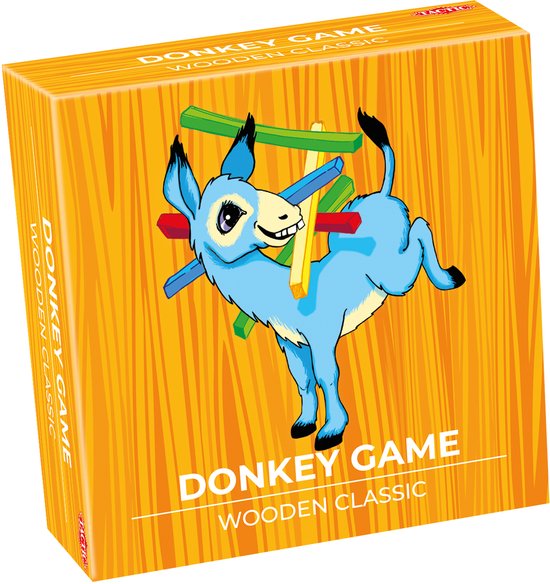 Tactic Donkey Game – Bordspel – Classic Games – Houten Behendigheidsspel – Vanaf 5 jaar