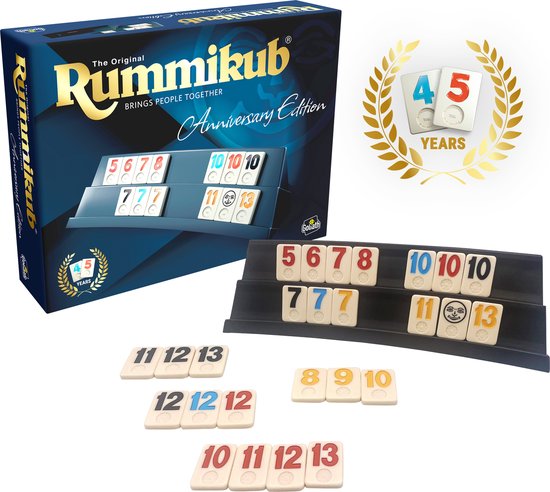 Goliath Rummikub Anniversary Edition - Bordspel - Strategiespel - Speciale editie ter gelegenheid van het 45 jarig bestaan!