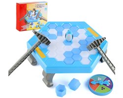 Dailygoods- IJsbreker Spel - Educatief Bordspel - Draaiende Tafel - Groot Slagpinguïn Speelgoed - Motorische Vaardigheden - Veilig Plastic Materiaal