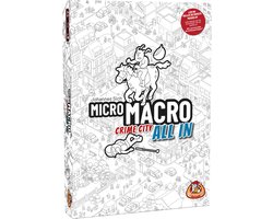 White Goblin Games - MicroMacro: Crime City - all-in - Coöperatiefspel - 1 tot 4 spelers - Samenwerken - los nu 16 misdaden op - Vanaf 10 jaar