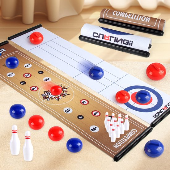 Kinderspeelgoed Casual vechten Curling Indoor Sportspeelgoed Interactieve tafelspellen voor kinderen