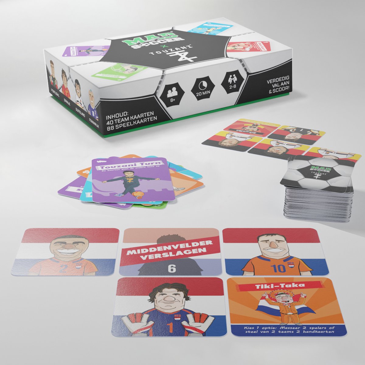 Mad Party Games - MadSoccer - Touzani - Gezelschapsspel - Bordspel - Nederlands