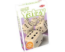 Tactic Maxi Yatzy – Bordspel – Compacte Editie – Yatzy met 6 Dobbelstenen – Vanaf 5 Jaar – 2 of Meer Spelers