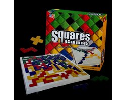 Squares Game - strategisch breinbreker 2-4 spelers mind games TETRIS Blokus Blokit