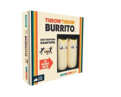 Throw Throw Burrito – Exploding Kittens - Hilarisch Partyspel – Kaartspel voor Familie en Vrienden - Gooi met Squishy Burrito's! - Nederlandstalig