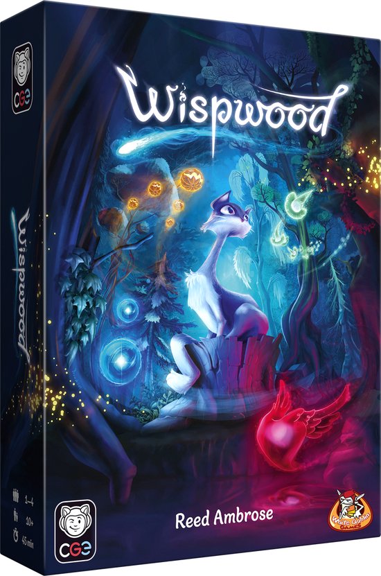 White Goblin Games - Wispwood - familiespel - 1 tot 4 spelers - Voor gezinnen en volwassenen - Magisch bordspel - vanaf 10 jaar