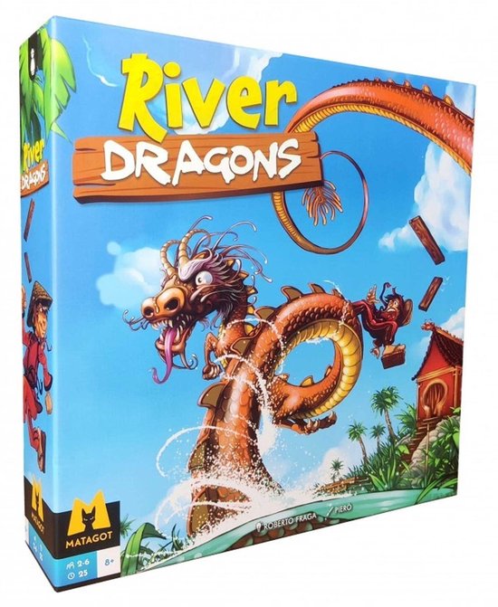 Asmodee bordspel River Dragons 2025 - familiespel strategie.