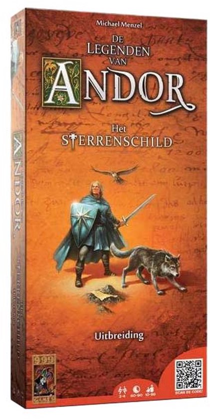 999 Games De Legenden van Andor: Het Sterrenschild Uitbreiding Bordspel - Coöperatief spel