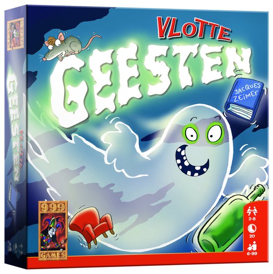 999 Games - Vlotte Geesten - Actiespel - Leuk snel spel voor tussendoor - Familiespel - Gezelschapsspel - Kinderspel - Klein cadeautje