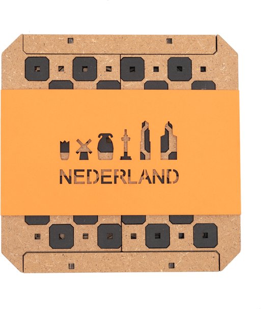 Meuq Design City Chess schaakset Nederland - Luxe houten bordspel