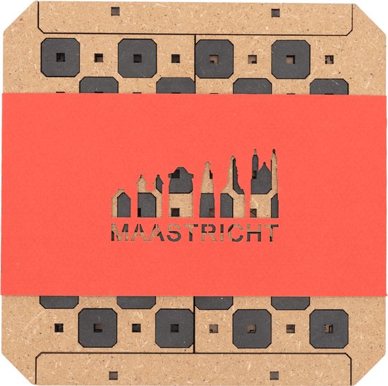 Meuq Design Maastricht - Bord Spel - Schaakset - Cadeau - Spellen - CityChess
