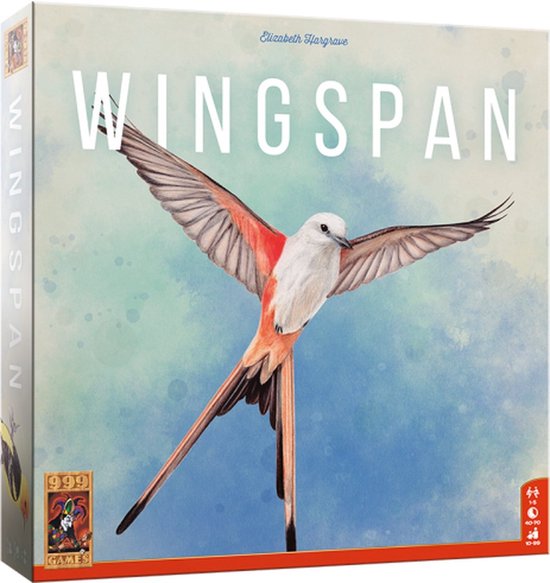 999 Games - Wingspan - Bordspel - Prachtig vormgegeven - Ook voor 1 speler - Gezelschapsspel
