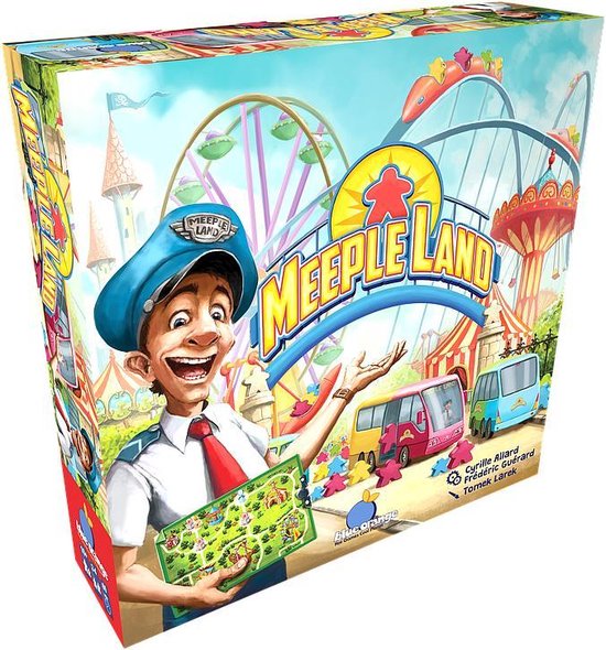 Meeple Land - Geronimo Games - Blue orange - bordspel - vanaf 8 jaar oud - van 2 tot 4 spelers