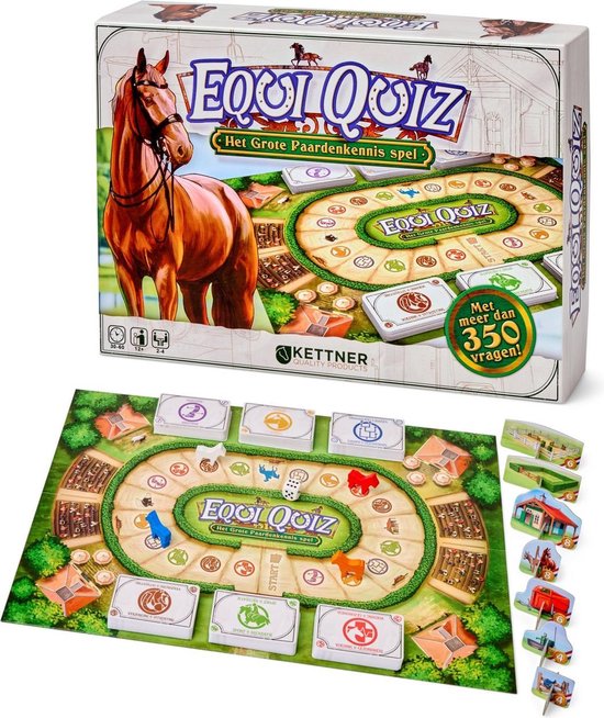 Van Der Meulen Bordquiz Equi Quiz Het Grote Paardenkennis Spel