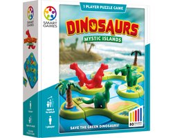 SmartGames Dinosaurs: Mystic Islands - Logisch Denkspel - 80 Opdrachten - Breinbreker - Vanaf 6 Jaar - Dino