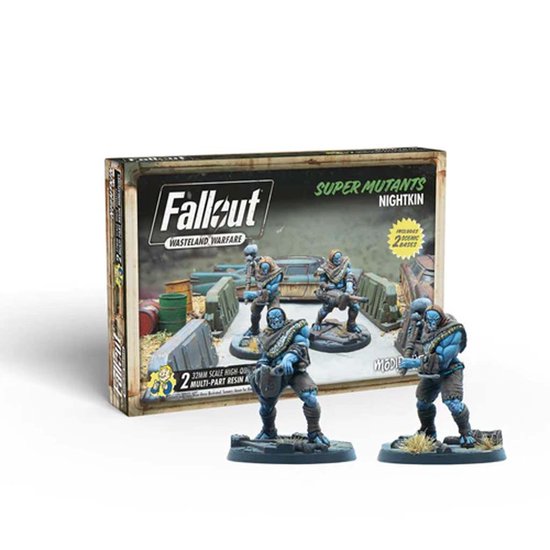 Fallout: Wasteland Warfare - Super Mutants: Nightkin - Uitbreiding - Modiphius Entertainment - Ongeschilderd