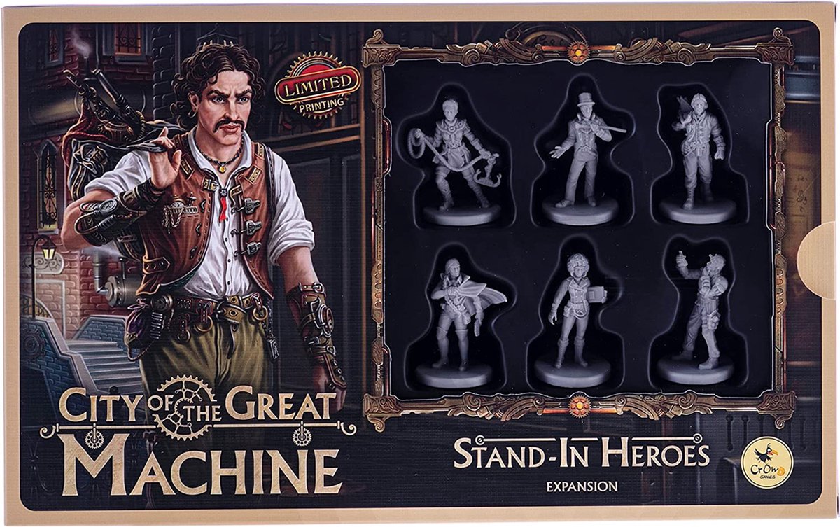 City of the Great Machine: Stand-In Heroes - Uitbreiding - Bordspel - Engelstalig - Crowd Games
