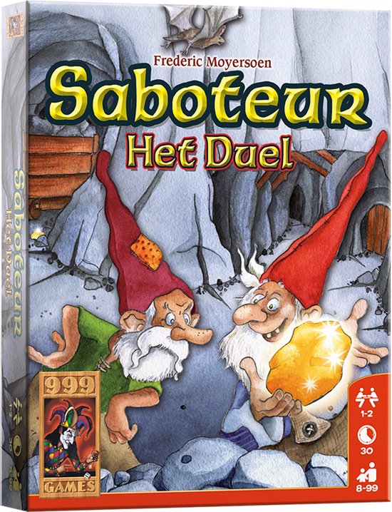 999 Games - Saboteur - Het Duel - Kaartspel - Voor 2 spelers