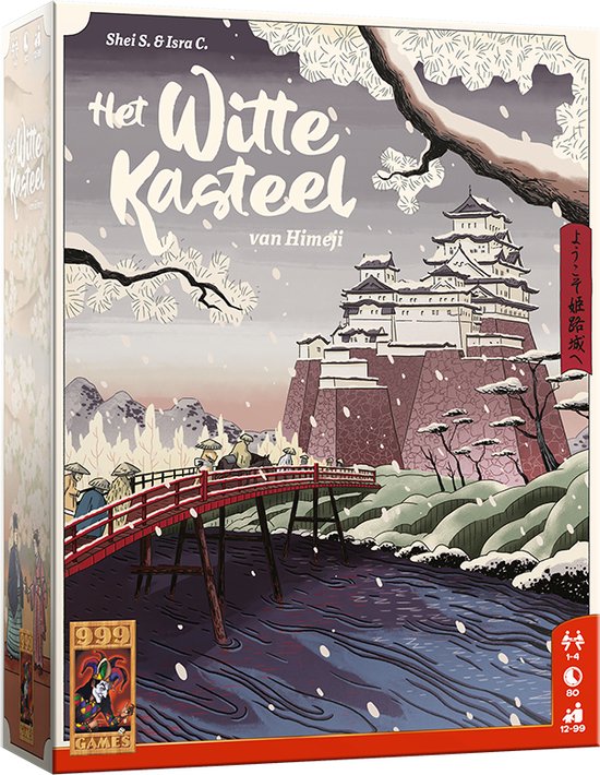 999 Games - Het Witte Kasteel van Himeji - Tactisch Bordspel - Nominatie Nederlandse Spellenprijs 2024 - Winnaar Gouden Ludo 2024