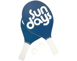 Sunnylife - Outdoor Games Beachtennis Set - Kunststof - Blauw