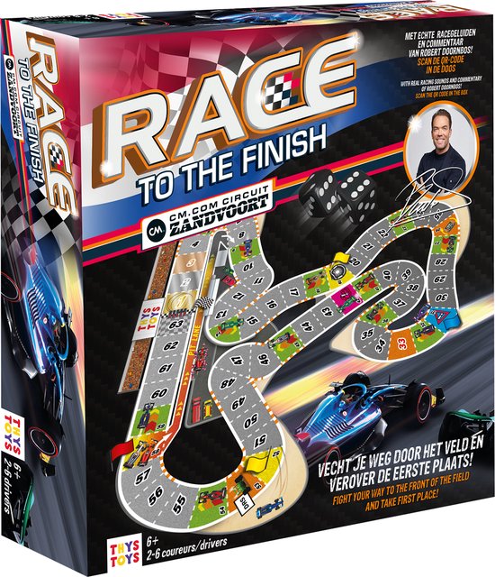 Race to the Finish - Circuit Zandvoort - Robert Doornbos - Bordspel - Formule 1 - spel