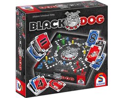 Schmidt® - Bordspel Black DOG® - Familiespel - Strategisch teamspel met draaiend speelbord - 2-4 spelers vanaf 8 jaar