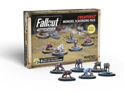Fallout: Wasteland Warfare - Creatures: Mongrel Scavenging Pack - Uitbreiding - Modiphius Entertainment - Ongeschilderd
