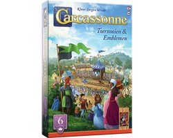 999 Games - Carcassonne: Toernooien & Emblemen - Uitbreiding 6 - Nieuwe Versie - NL - EN