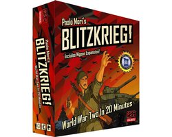 Blitzkrieg! Bordspel – Strategisch 2-speler spel – Inclusief Nippon Uitbreiding – Solo speelbaar – Engels