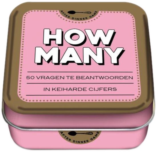 Kaartspel - After dinner game - How many