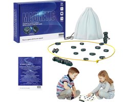 Magnetisch schaakspel voor kinderen, magnetisch schaakbord, spel, magnetische stenen, spel, draagbaar schaakbordfeest voor familie en vrienden