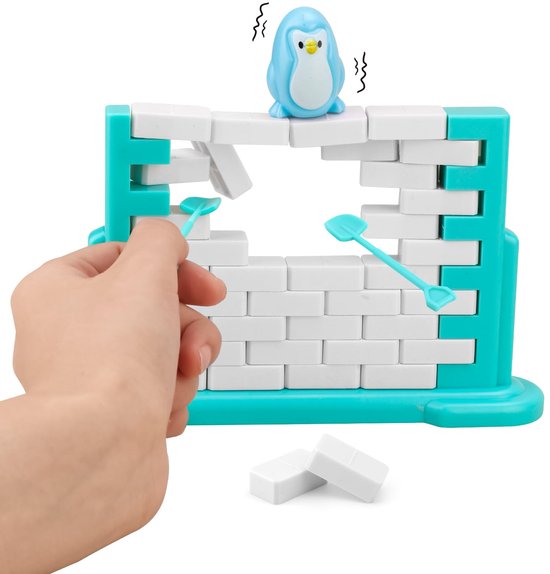 Pinguïn bordspel speelgoed, Pinguïn spel ijs breken bouwen duwmuren grappige familie puzzel tafelspellen Montessori speelgoed cadeau voor kinderen jongens meisjes