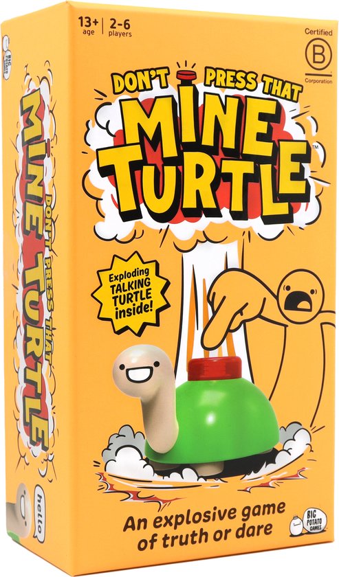 Asmodee kaartspel Mine Turtle gezelschapsspel familie partyspel.