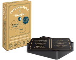 Omschrijven & Raden #2 - Kaartspel - 30 seconden tijdlimiet per 5 begrippen / totaal 1080 Nederlandse begrippen - pocketformaat raadspel / partyspel - 4-12 spelers (grote groepen)
