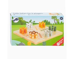 Small Foot - Houten Ludo spel Safari - 6 Spelers