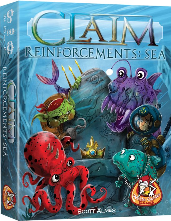 Kaartspel — White Goblin Games - 2 spelers - Tactisch kaartspel - Vanaf 10 jaar - Kaartspel met unieke facties - Claim Reinforcements: Sea